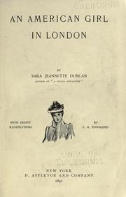 Cover of: An American girl in London. by Sara Jeannette Duncan