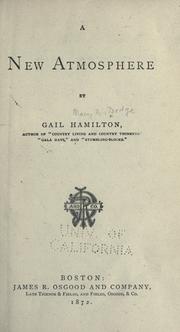 Cover of: A new atmosphere by Hamilton, Gail