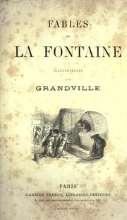 Cover of: Fables de La Fontaine. by Jean de La Fontaine