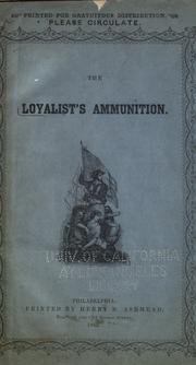 The Loyalist's ammunition