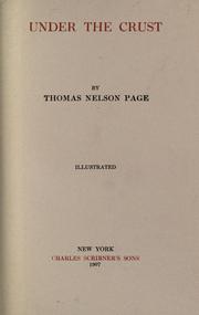 Cover of: Under the crust by Thomas Nelson Page