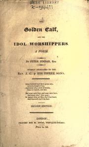 Cover of: The golden calf and the idol worshippers: a poem