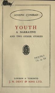 Cover of: Youth, a narrative by Joseph Conrad