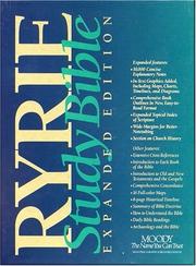 Cover of: New American Standard Ryrie Study Bible