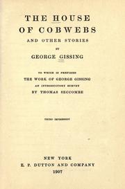 Cover of: The house of cobwebs, and other stories by George Gissing