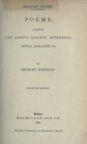 Cover of: Poems by Charles Kingsley