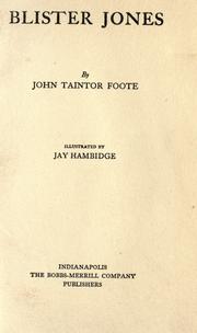 Cover of: Blister Jones by John Taintor Foote
