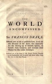 Cover of: The world encompassed. by Sir Francis Drake