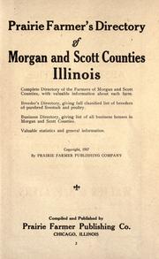 Cover of: Prairie farmer's directory of Morgan and Scott Counties, Illinois. by 