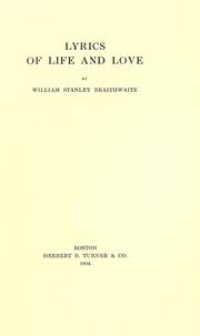 Cover of Lyrics of life and love