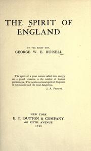 Cover of: The spirit of England