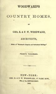 Country homes by George E. Woodward
