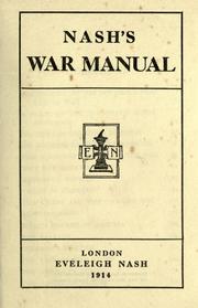 Cover of: Nash's war manual. by 