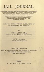 Cover of: Jail journal by John Mitchel