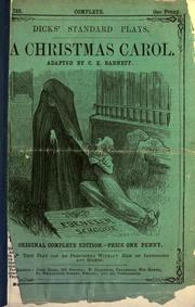 A Christmas Carol or The Miser's Warning