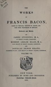 Cover of: Works by Francis Bacon, Francis Bacon