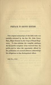 Cover of: Treatise on field fortification by John Shortall Macaulay, John Shortall Macaulay