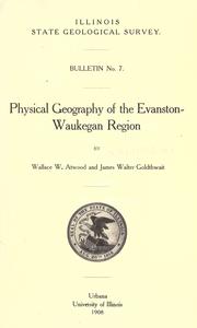 Cover of: Physical geography of the Evanston-Waukegan region