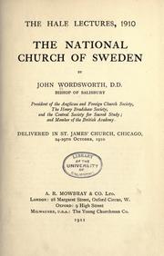 The national church of Sweden by Wordsworth, John