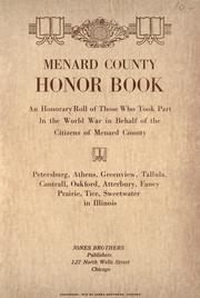 Menard County honor book