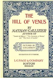 Cover of: The hill of Venus by Nathan Gallizier