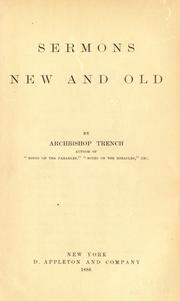 Cover of: Sermons, old and new