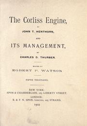 Cover of: The Corliss engine