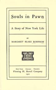 Cover of: Souls in pawn: a story of New York life