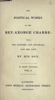 Cover of: Poetical works, with his letters and journals, and his life