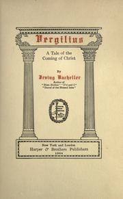 Cover of: Vergilius. by Irving Bacheller