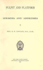 Cover of: Pulpit and platform
