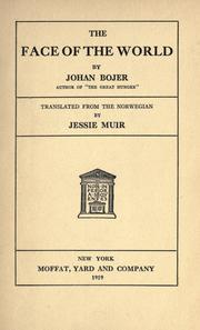 Cover of: The face of the world