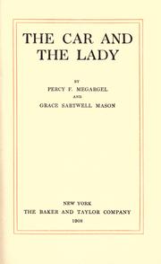 Cover of: car and the lady