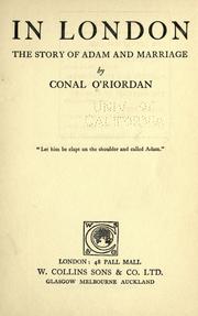 Cover of: In London by Conal O'Riordan