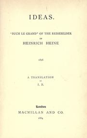 Ideen by Heinrich Heine