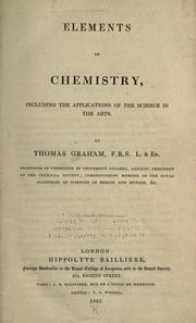 Elements of chemistry by Graham, Thomas