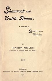 Cover of: Shamrock and wattle bloom: a series of short tales and sketches