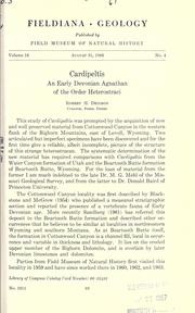 Cover of: Cardipeltis by Robert H. Denison.