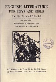 Cover of: English literature for boys and girls by Henrietta Elizabeth Marshall