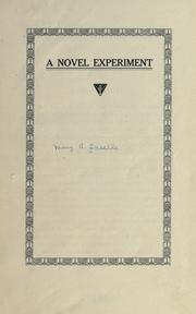 Cover of: A novel experiment