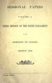 Cover of: Fourth census of Canada, 1901. by Canada. Census office.