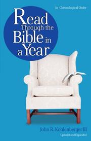 Cover of: Read Through the Bible in a Year