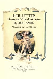 Cover of: Her letter by Bret Harte