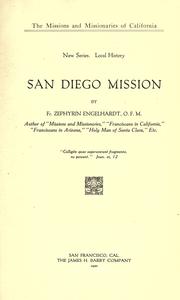 San Diego mission by Engelhardt, Zephyrin, 1851-1934