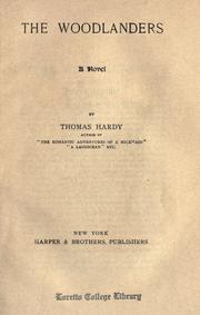 Cover of: The woodlanders by Thomas Hardy