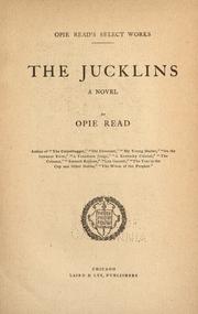 Cover of: The Jucklins: a novel