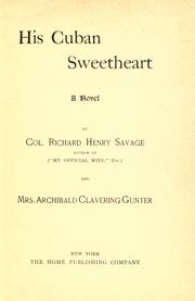 Cover of: His Cuban sweetheart by Savage, Richard