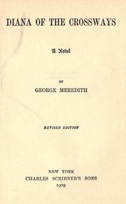 Cover of: Diana of the Crossways by George Meredith