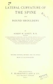 Cover of: Lateral curvature of the spine: and round shoulders.