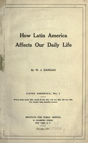 Latin America .. by Institute for Public Service (New York, N.Y.)